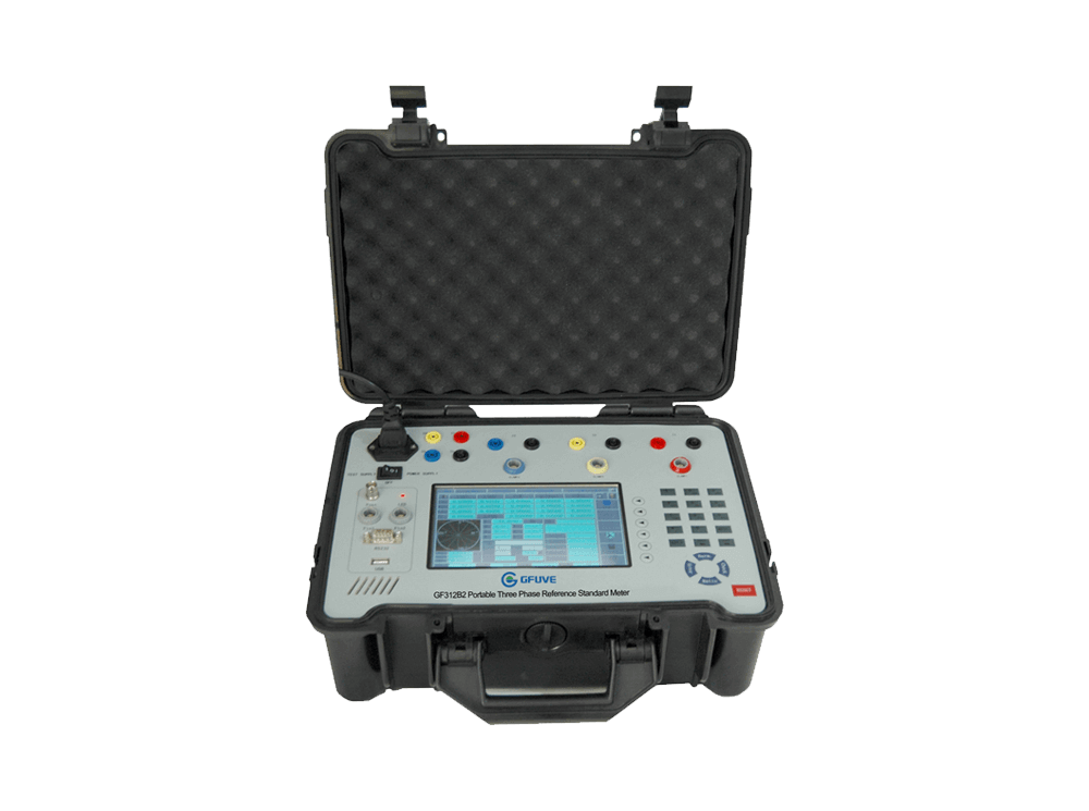 Gf312b2 portable three phase reference meter with clamp on ct